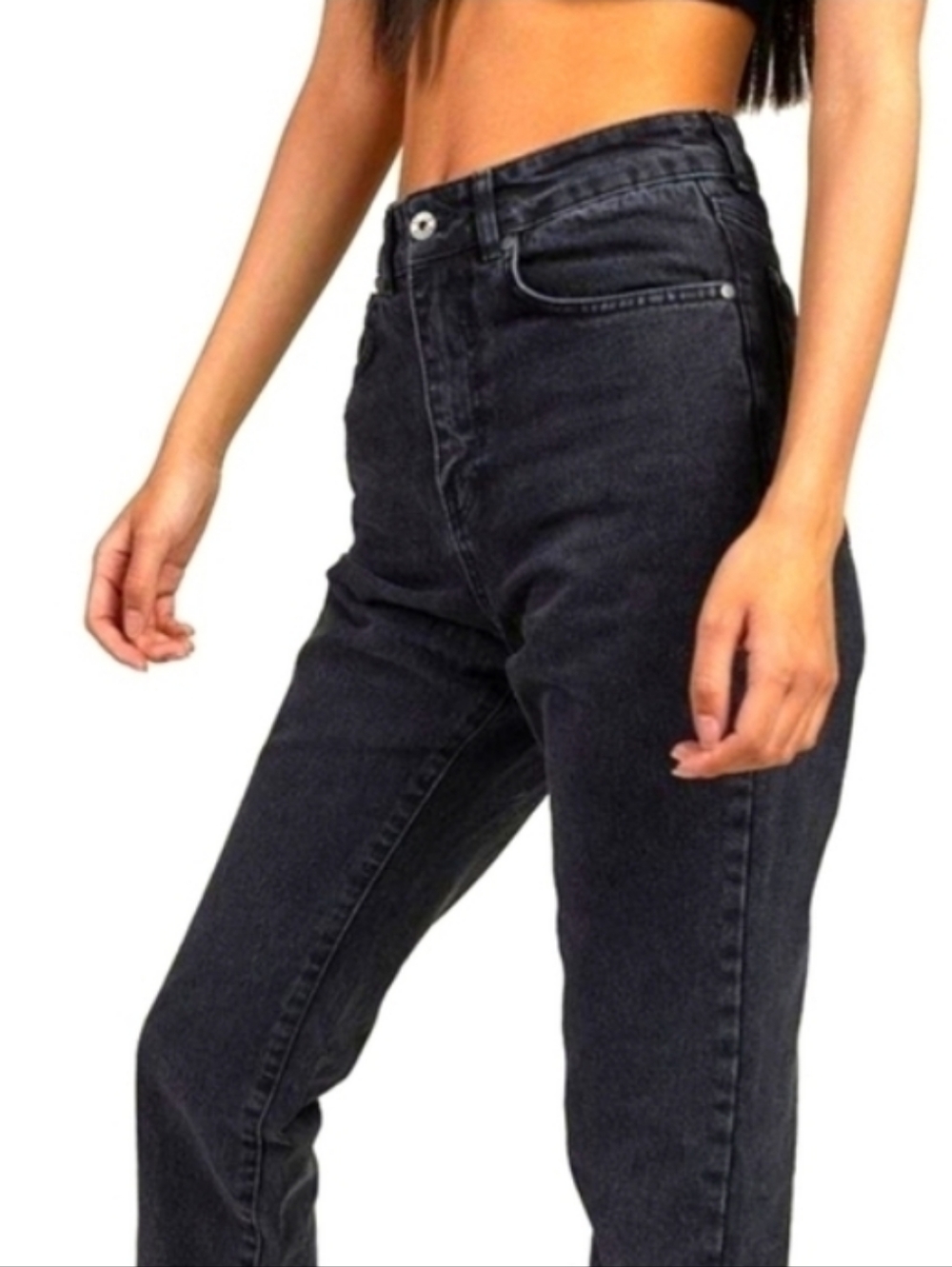 🖤 The Ragged Priest CUSTOM DIY Size 28/4 Or Juniors 5 High Waisted jeans - Picture 5 of 12